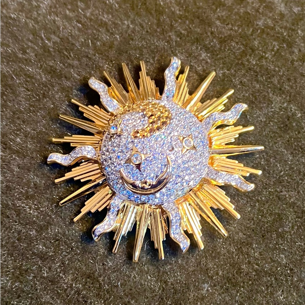 SWAROVSKI (signed) Galaxy brooch